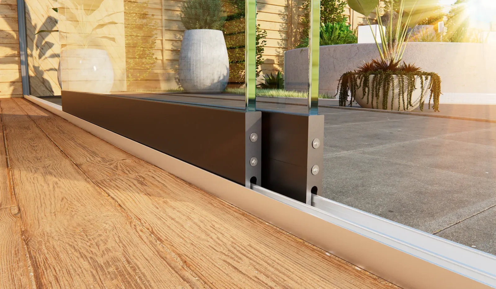 Project glazen schuifwand